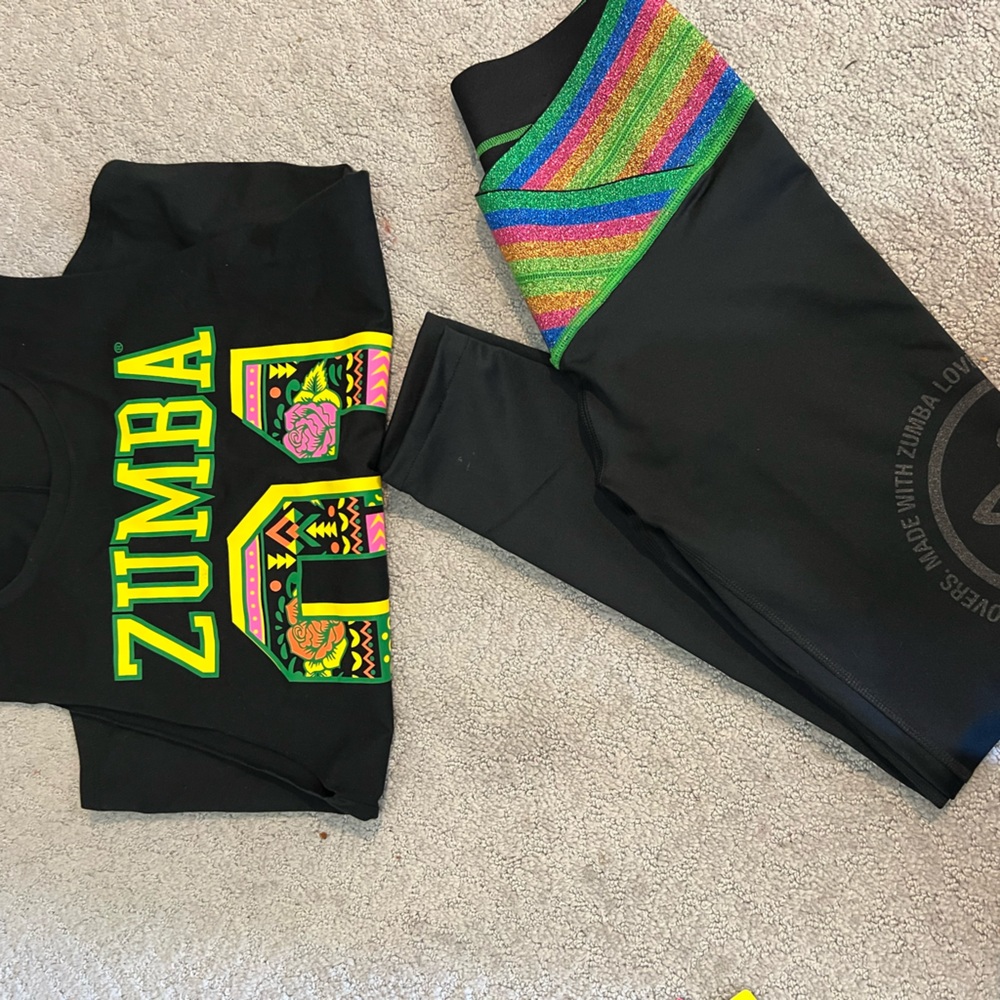 Zumba  legging and shirt